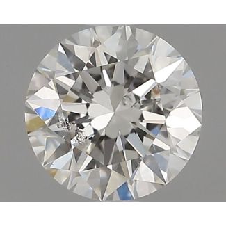 0.5 Carat Round G SI2 EX GIA Natural Diamond