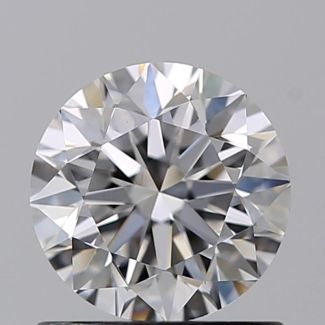 0.80 Carat Round D VVS2 VG EX GIA Natural Diamond