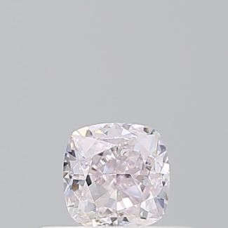 0.4 Carat Cushion Brilliant Fancy Deep Orangey Pink VS2 - GD GIA Natural Diamond