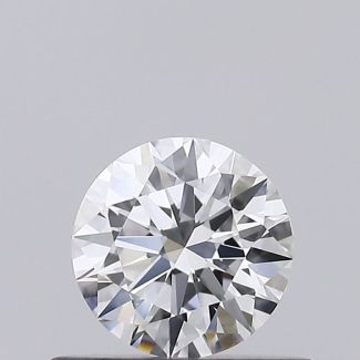 0.4 Carat Round E VVS2 EX GIA Natural Diamond