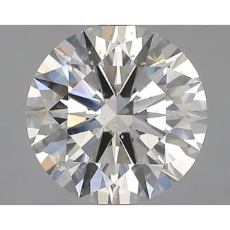 1.72 Carat Round I SI2 EX GIA Natural Diamond