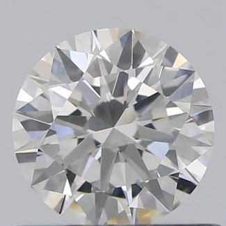 0.50 Carat Round E VS2 EX GIA Natural Diamond