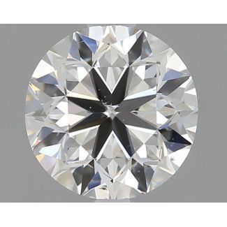 0.8 Carat Round F SI1 VG EX GIA Natural Diamond