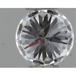 0.22 Carat Round D VVS1 EX GIA Natural Diamond