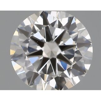 0.5 Carat Round F VS1 EX IGI Natural Diamond