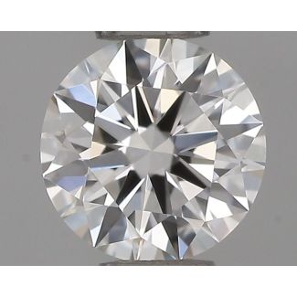 0.33 Carat Round G VVS1 EX VG GIA Natural Diamond