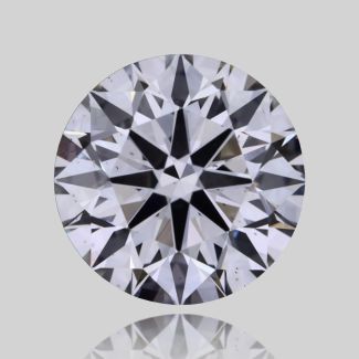 0.74 Carat Round I SI1 EX GIA Natural Diamond