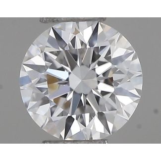 0.23 Carat Round D VVS2 EX GIA Natural Diamond