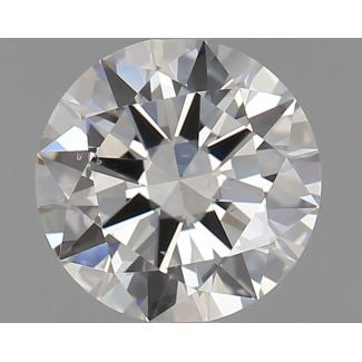 1.0 Carat Round H SI1 EX GD GIA Natural Diamond