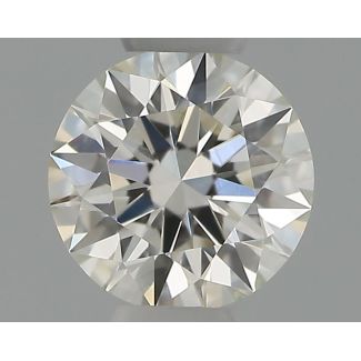 0.3 Carat Round H VVS2 EX VG IGI Natural Diamond