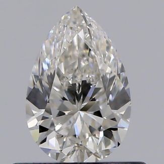 0.50 Carat Pear H VVS2 - VG GIA Natural Diamond