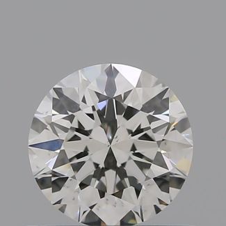 0.56 Carat Round I VS2 EX GIA Natural Diamond