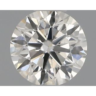 0.31 Carat Round G VS2 EX VG IGI Natural Diamond