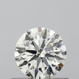 0.5 Carat Round H SI1 EX IGI Natural Diamond