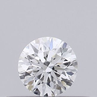 0.23 Carat Round E VVS2 EX GIA Natural Diamond