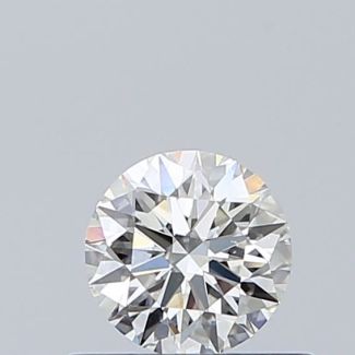 0.4 Carat Round H VS2 EX GIA Natural Diamond