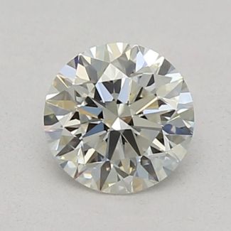 0.30 Carat Round H VVS1 VG EX GIA Natural Diamond