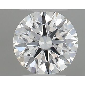 0.18 Carat Round F VVS2 EX GIA Natural Diamond