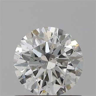 0.65 Carat Round G SI1 EX GIA Natural Diamond