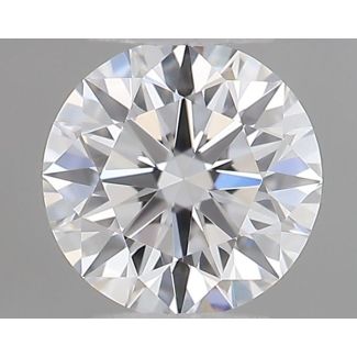 0.23 Carat Round F VVS2 EX GIA Natural Diamond