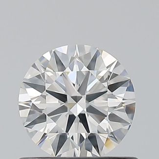 0.6 Carat Round G VS2 EX GIA Natural Diamond