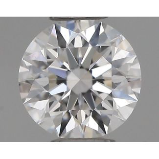 0.31 Carat Round D VS2 VG EX GIA Natural Diamond