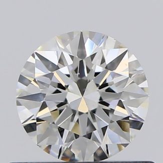 0.46 Carat Round H VS2 VG EX GIA Natural Diamond