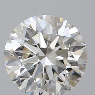 0.34 Carat Round G VVS2 EX GIA Natural Diamond