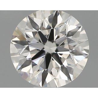 0.4 Carat Round H VS2 EX VG GIA Natural Diamond