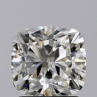 1.51 Carat Cushion Modified J SI1 - EX GIA Natural Diamond