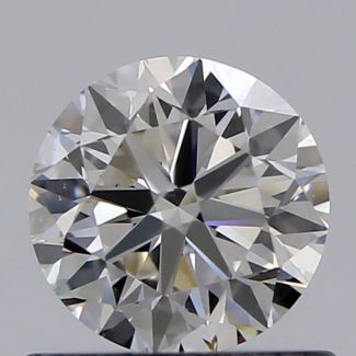 0.60 Carat Round I VS2 VG EX GIA Natural Diamond