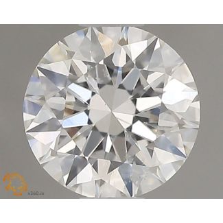 0.51 Carat Round H SI2 EX GIA Natural Diamond