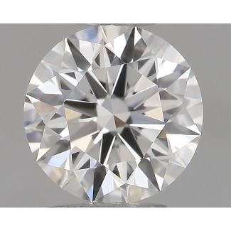 0.36 Carat Round G VVS1 EX IGI Natural Diamond