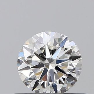 0.40 Carat Round G SI1 VG EX GIA Natural Diamond