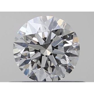 0.4 Carat Round H VS1 EX GIA Natural Diamond