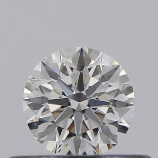 0.31 Carat Round E VVS2 EX GIA Natural Diamond