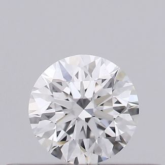 0.23 Carat Round D VS2 EX GIA Natural Diamond