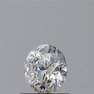 0.6 Carat Round F VVS2 EX VG GIA Natural Diamond