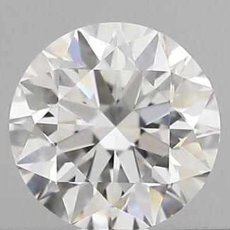 0.50 Carat Round F VVS2 VG EX GIA Natural Diamond