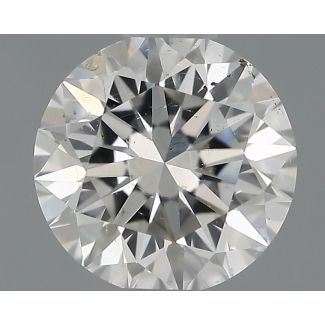 0.5 Carat Round D SI1 EX IGI Natural Diamond