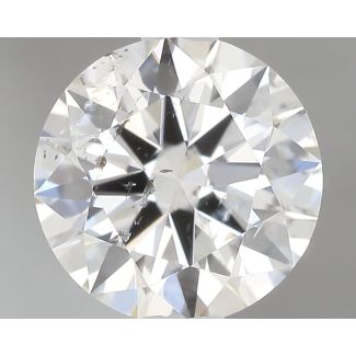 0.5 Carat Round E SI2 EX GIA Natural Diamond