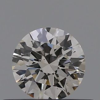 0.7 Carat Round I VVS2 EX GIA Natural Diamond