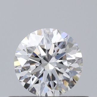 0.37 Carat Round F VS1 EX VG GIA Natural Diamond