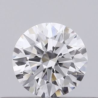 0.27 Carat Round D VS2 EX GIA Natural Diamond