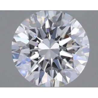 0.32 Carat Round D VVS1 EX GIA Natural Diamond