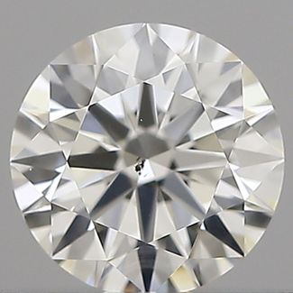 0.5 Carat Round H SI1 EX IGI Natural Diamond