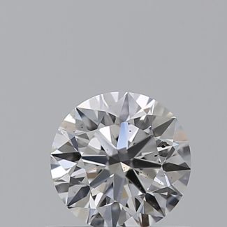 0.5 Carat Round D SI1 EX GIA Natural Diamond