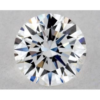 0.42 Carat Round F VVS2 EX GIA Natural Diamond