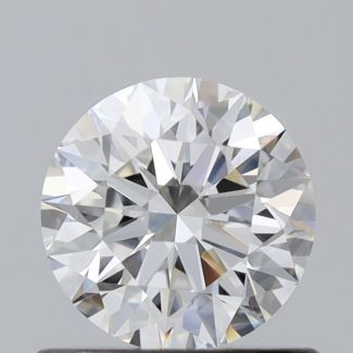 0.6 Carat Round E VVS1 EX VG GIA Natural Diamond