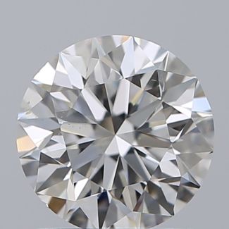 1.00 Carat Round F SI1 EX VG GIA Natural Diamond